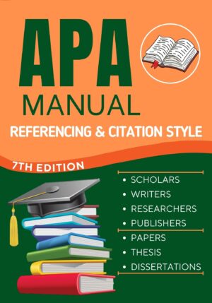 APA REFERENCING & CITATION MANUAL